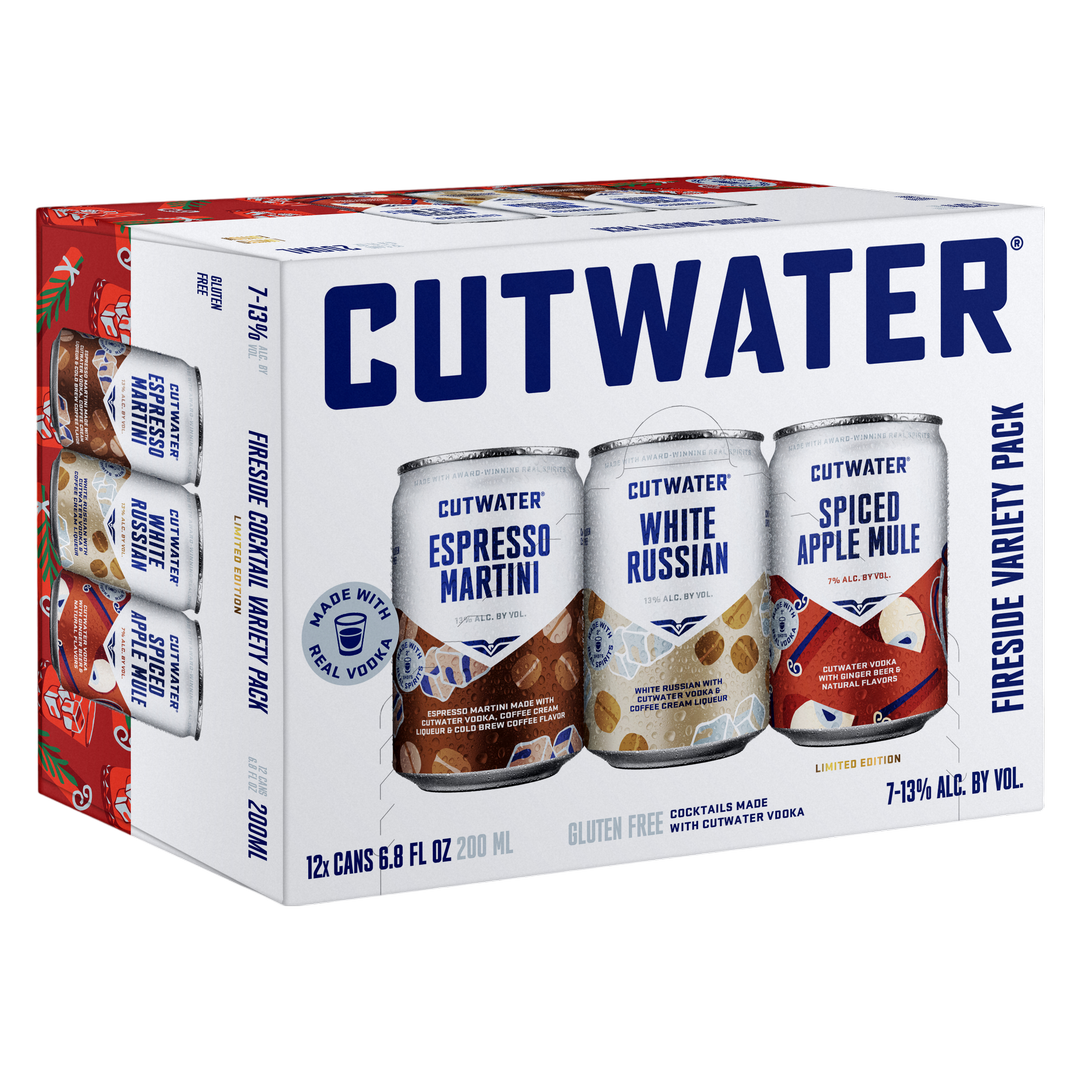 Cutwater Fireside Variety Pack  12Pk 6.8oz Cans